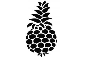 Stencil Schablone  Ananas